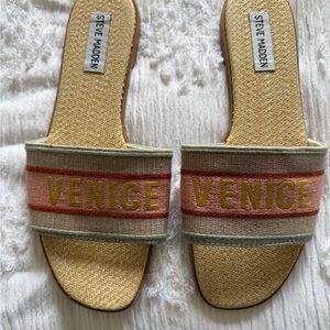 Steve Madden Venice Slide Sandals - Women’s 8M